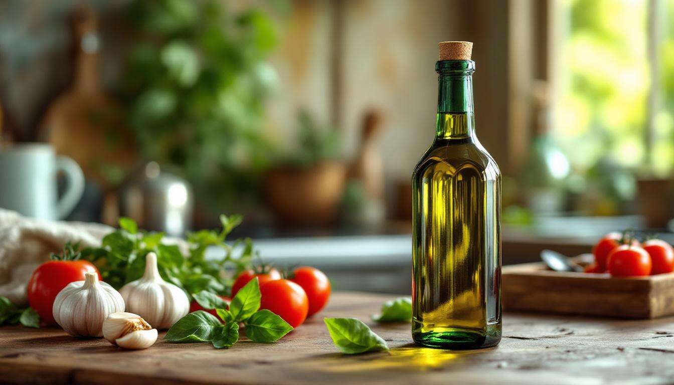 L'huile d'olive se conserve bien mieux dans ce type de bouteille - elle rancit moins vite