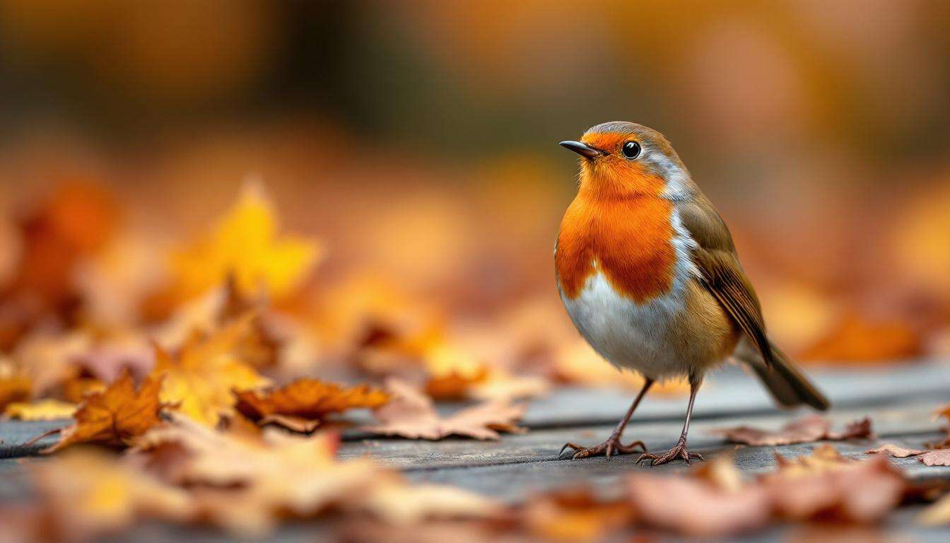 Rouges-gorges au jardin : l'aliment inattendu qui les attire en masse en automne