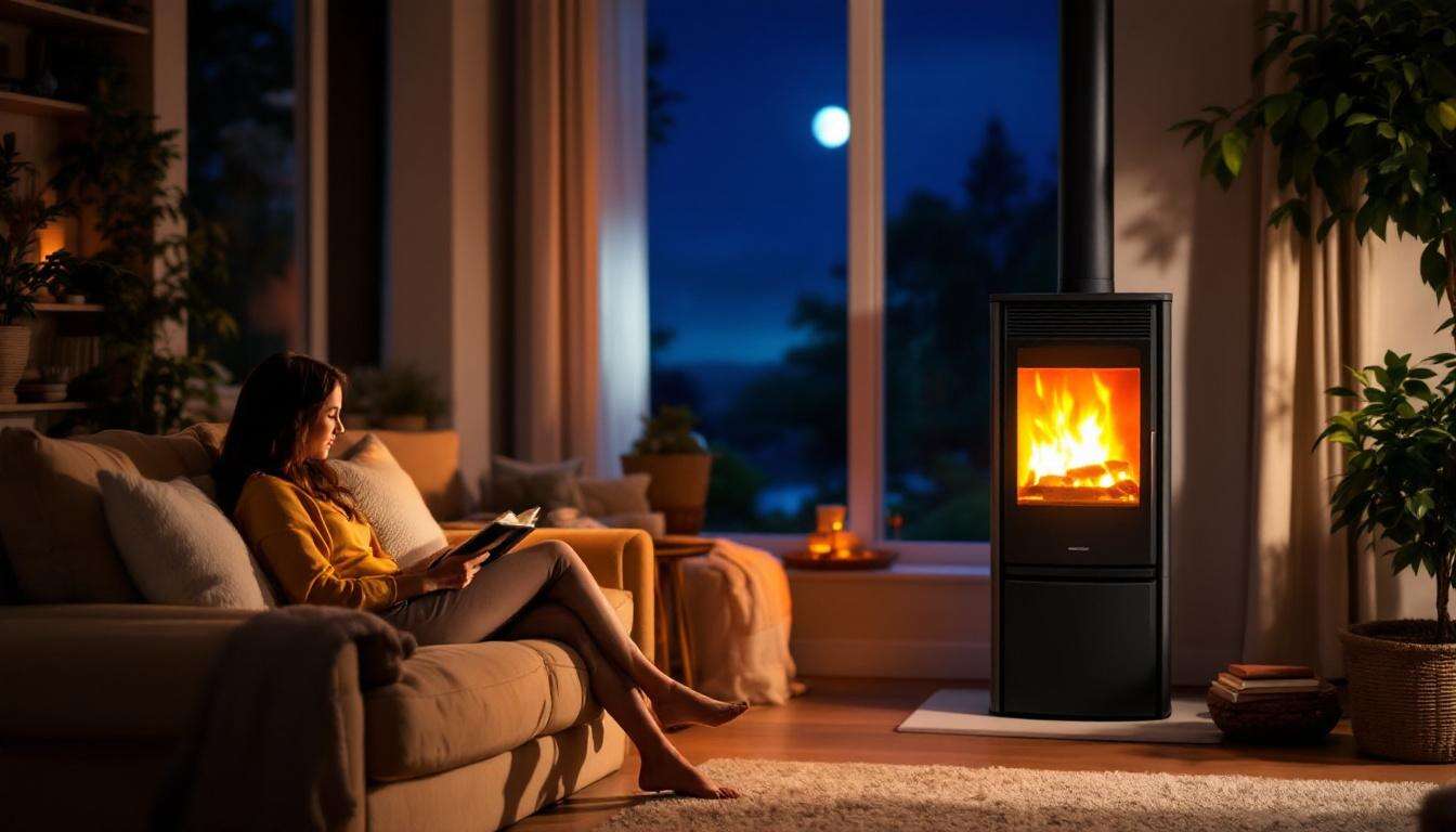 J’en avais assez du vacarme du poêle à granulés : ce réglage méconnu a enfin rendu mes soirées paisibles