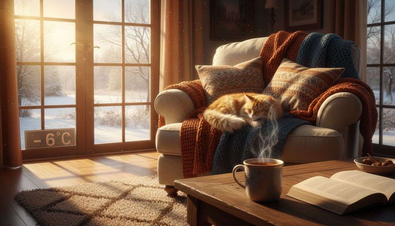 23°C à l’intérieur, -6°C dehors, sans radiateur » : son secret pour ne jamais allumer le chauffage va vous surprendre