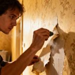 Fini les traces et les fissures : la technique oubliée pour retirer un vieux papier peint sans abîmer le mur