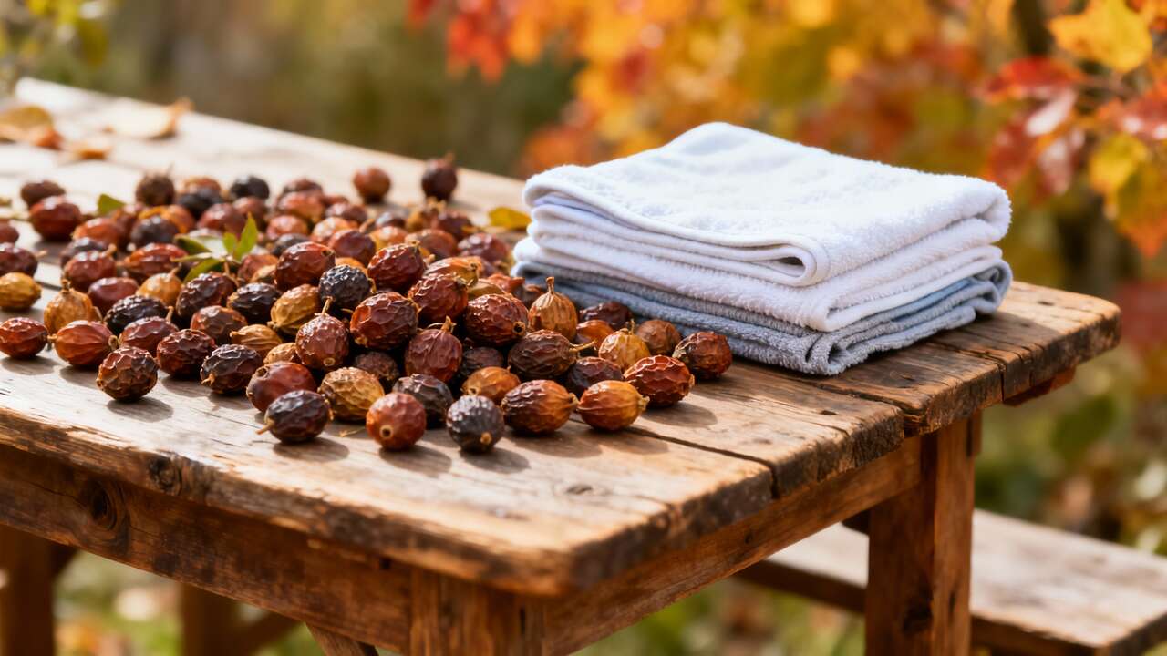 Vous jetez ce fruit d&rsquo;automne ? il remplace votre lessive industrielle par une version écologique et quasi gratuite