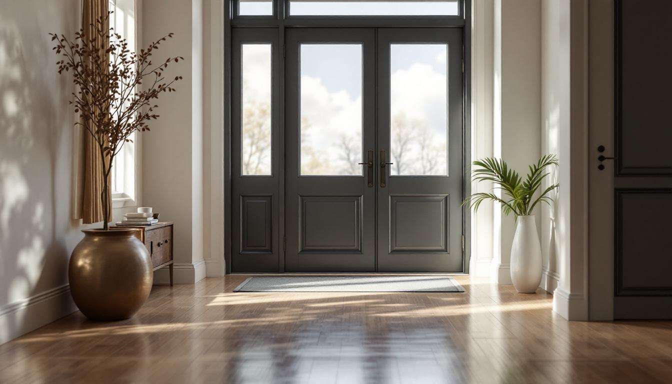 Adieu vieux paillassons ! La technique déco que les experts utilisent désormais pour une entrée propre et tendance