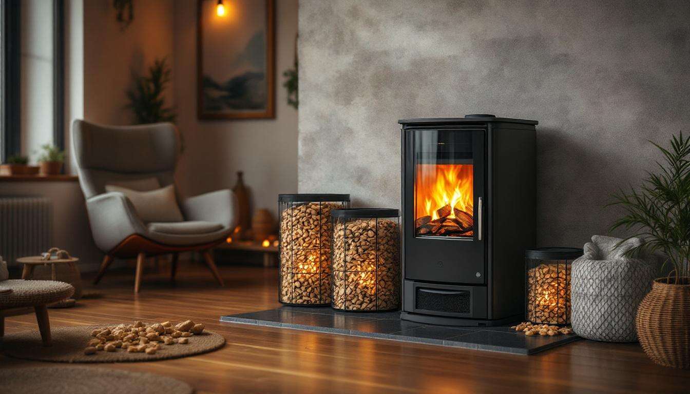 Des granulés de bois dans un poêle ou une cheminée : cet accessoire qui booste la chaleur et réduit la consommation !