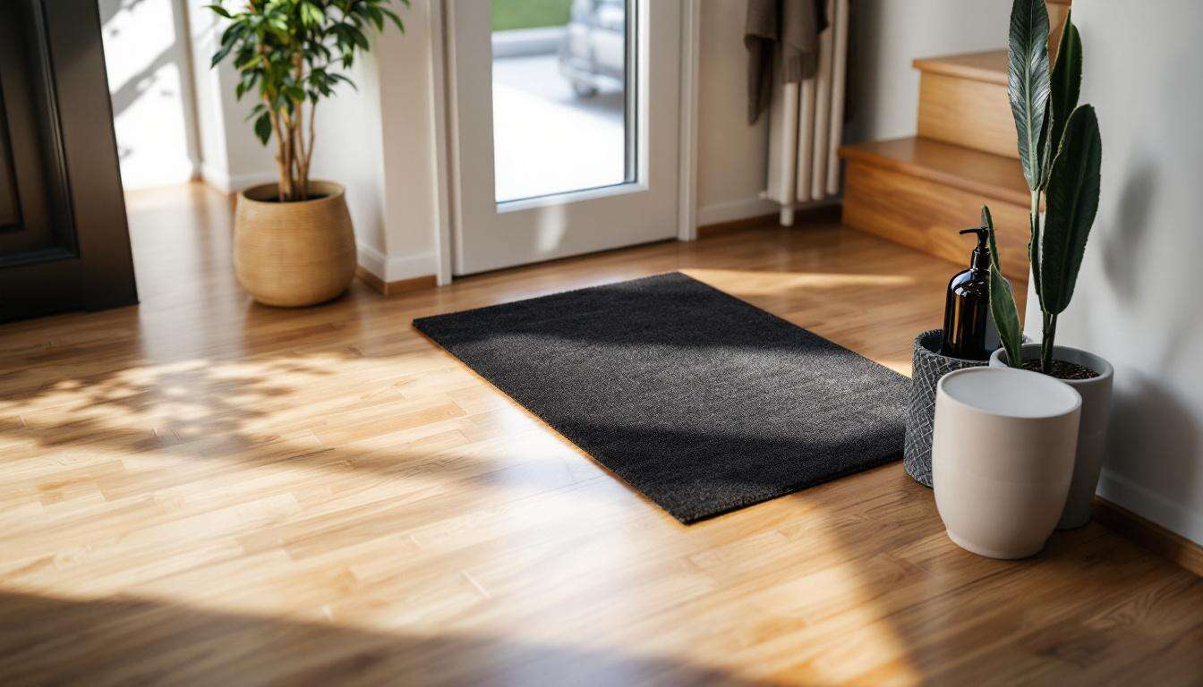 Adieu vieux paillassons ! La technique déco que les experts utilisent désormais pour une entrée propre et tendance