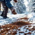 Le marc de café, une astuce simple et naturelle pour sécuriser les allées verglacées sans abîmer les sols
