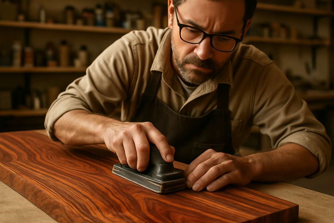 Poncer un bois exotique sans bavure : la technique à adopter pour un résultat impeccable et durable