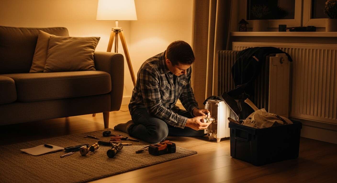 Ce geste tout simple permet de changer un robinet de radiateur sans transformer votre salon en chantier