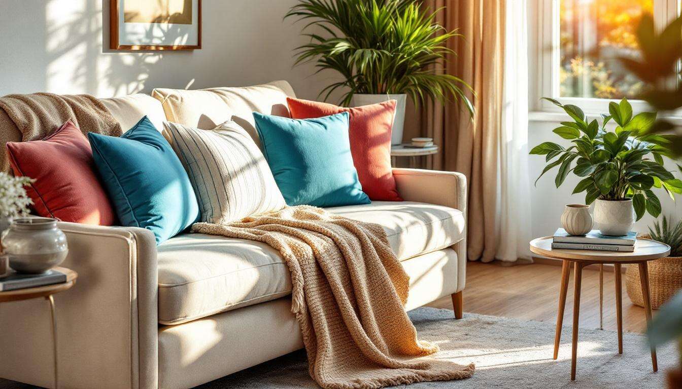 Impossible de changer de canapé ? 3 idées toutes simples pour le rendre ultra tendance (sans acheter)