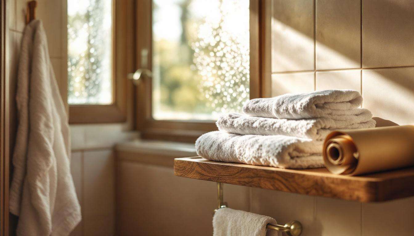 Pourquoi utiliser du papier sulfurisé dans la salle de bain ? Grâce à cette méthode, vous pouvez oublier les chiffons et les produits d&rsquo;entretien.