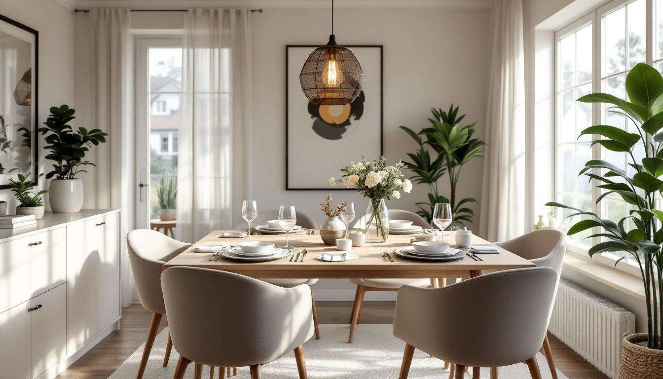 Les 9 erreurs fréquentes à éviter dans l’aménagement d’une salle à manger