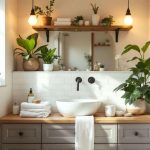 Cette astuce déco a sauvé ma salle de bain minuscule et maintenant j’adore y passer du temps