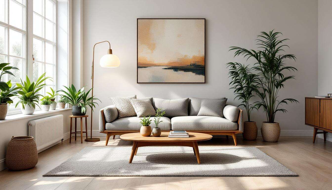 Ces 16 trouvailles de magasin d’occasion transforment un salon brouillon en pièce digne d’un magazine