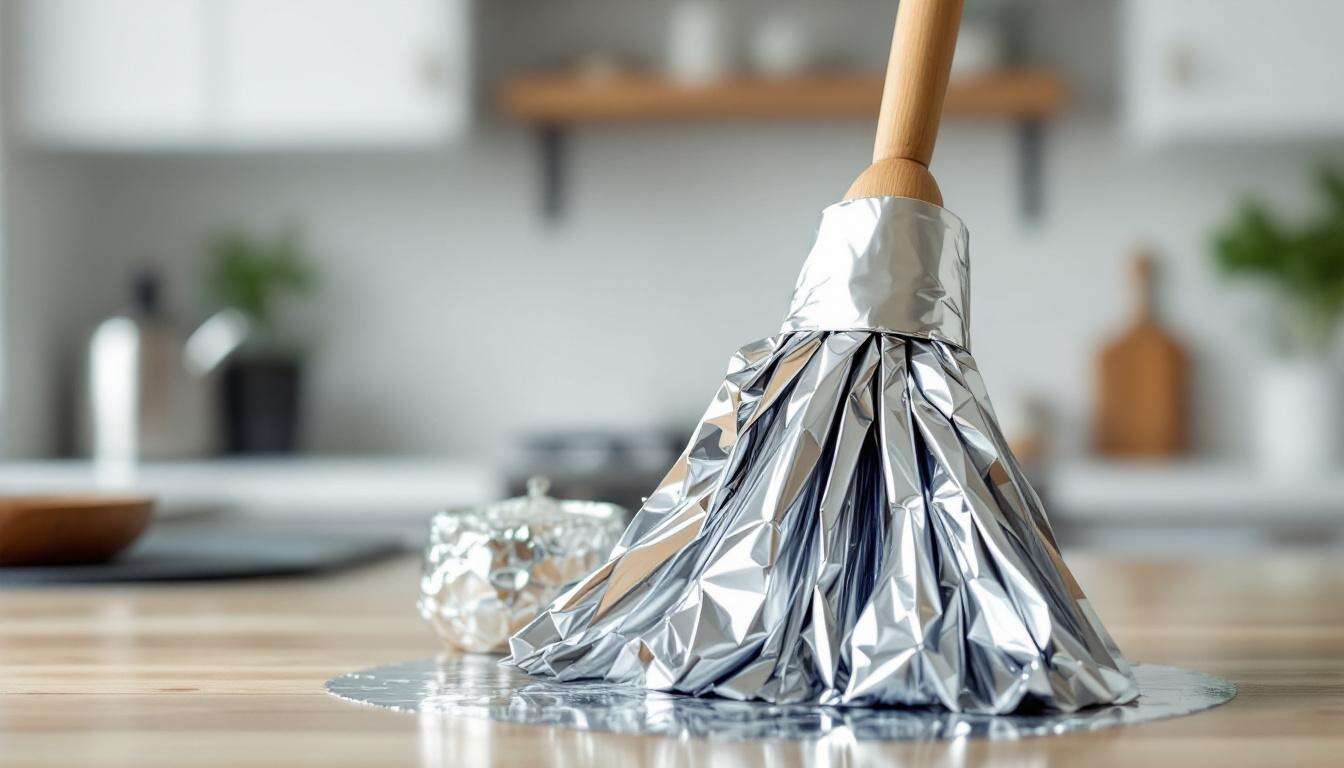 Placer du papier aluminium sur le balai : pourquoi est-ce recommandé et à quoi cela sert-il ?