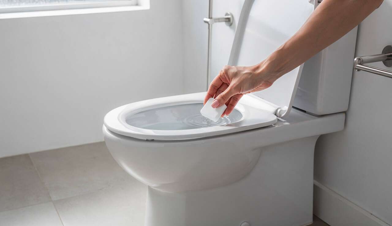 Ni sur le côté, ni là où vous les posez habituellement : la bonne façon de placer les comprimés dans les toilettes