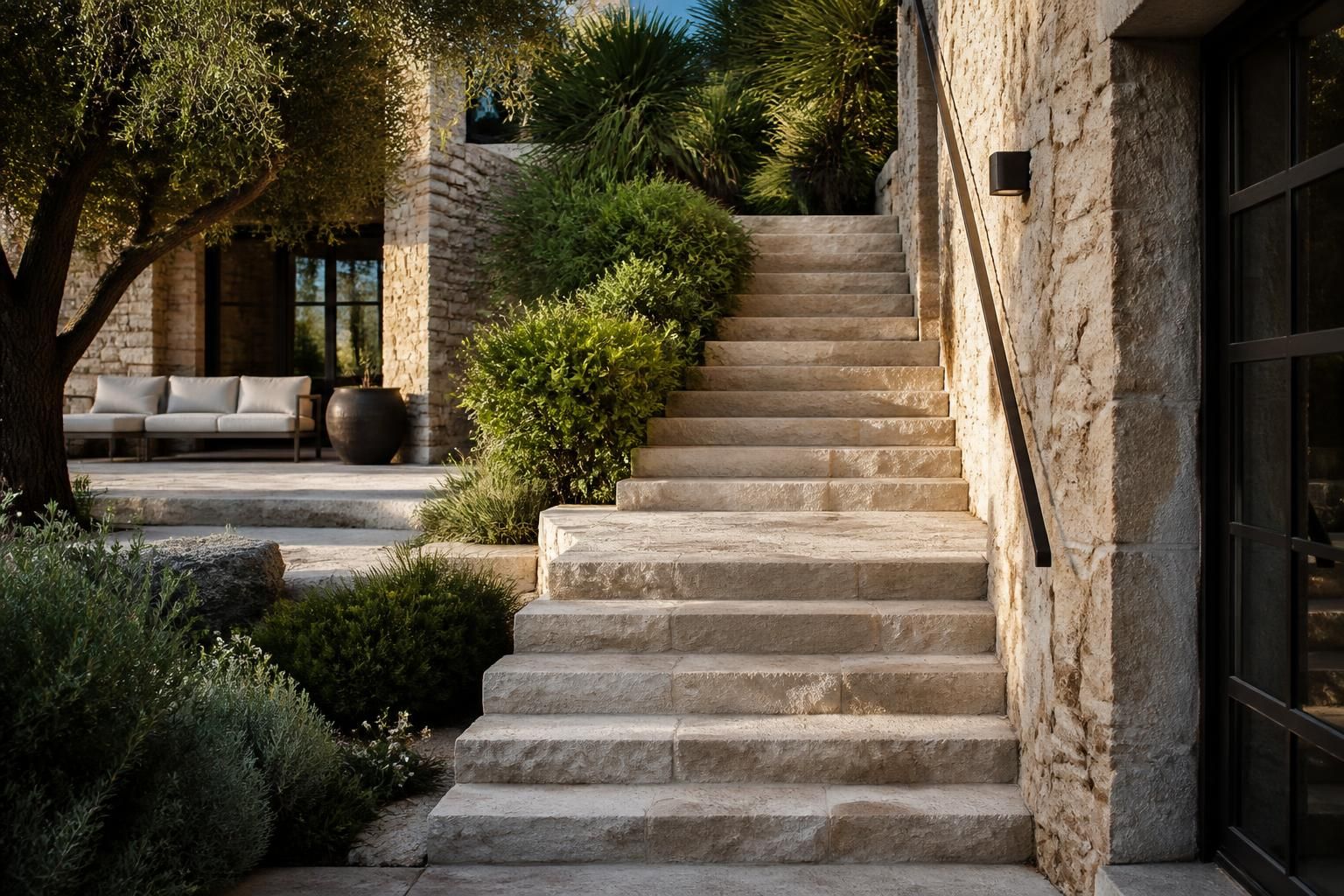 Escalier en pierres naturelles : guide complet 2025