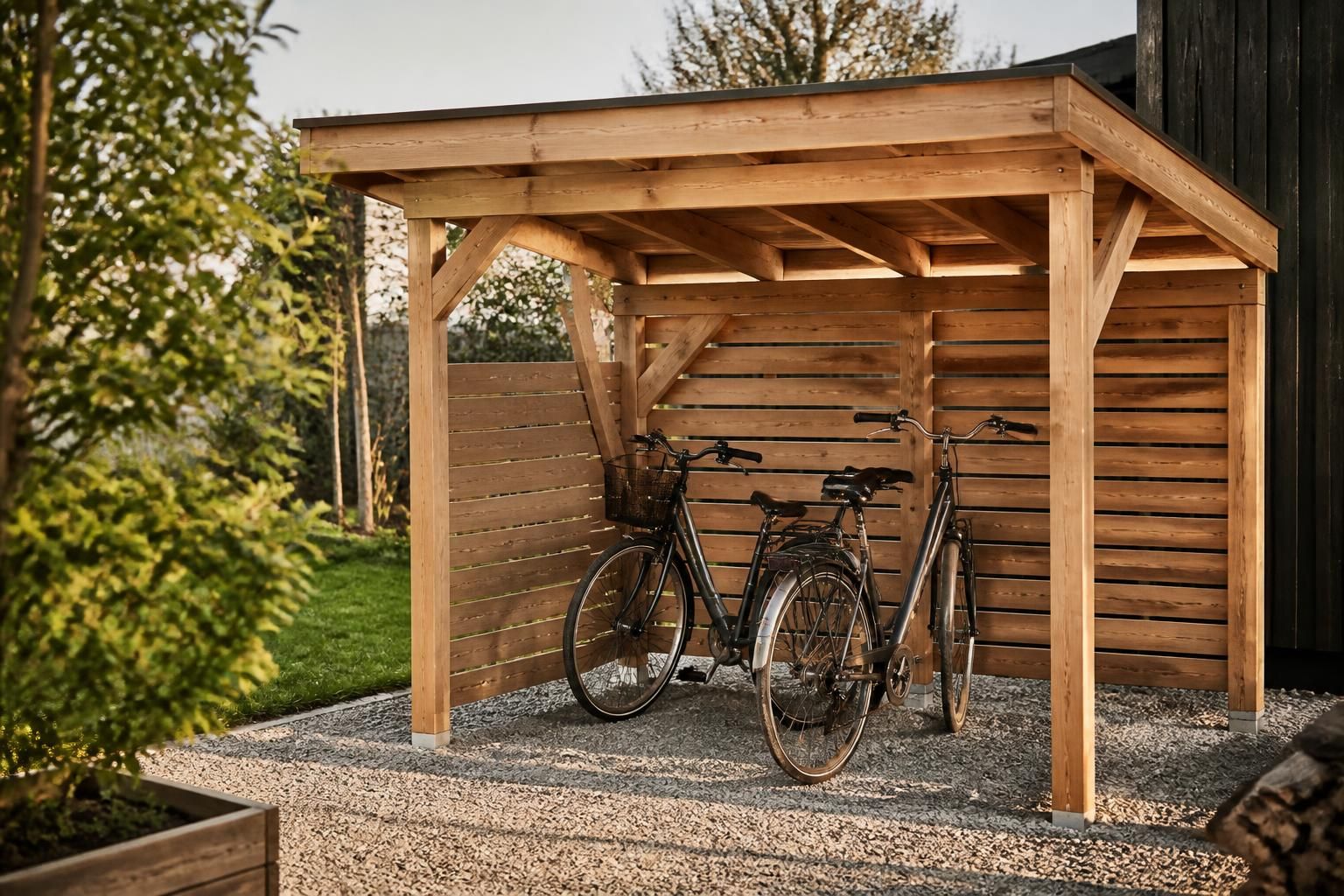 Fabriquer un abri à vélo en bois : guide DIY complet