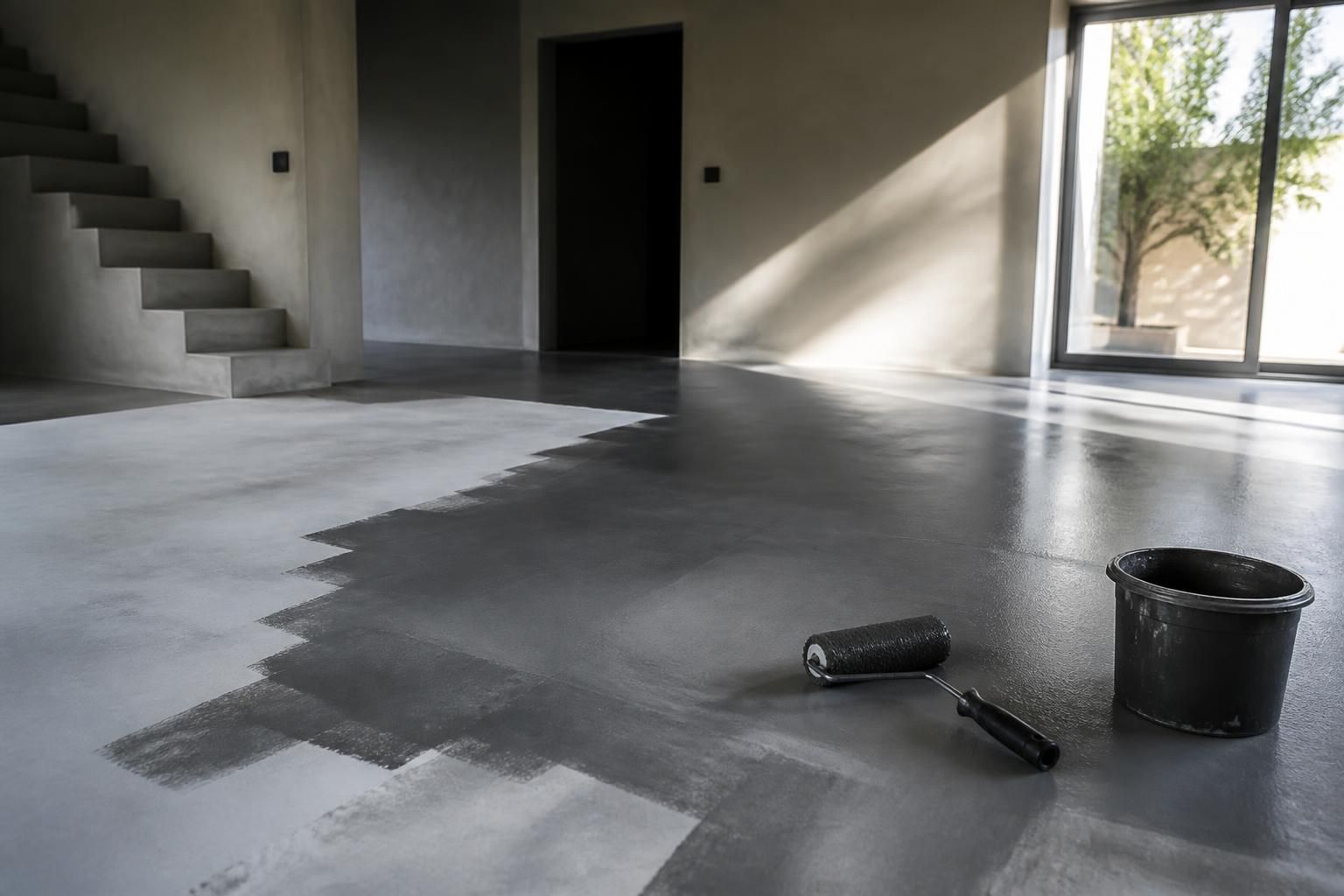 Peindre du béton ciré : guide complet étape par étape