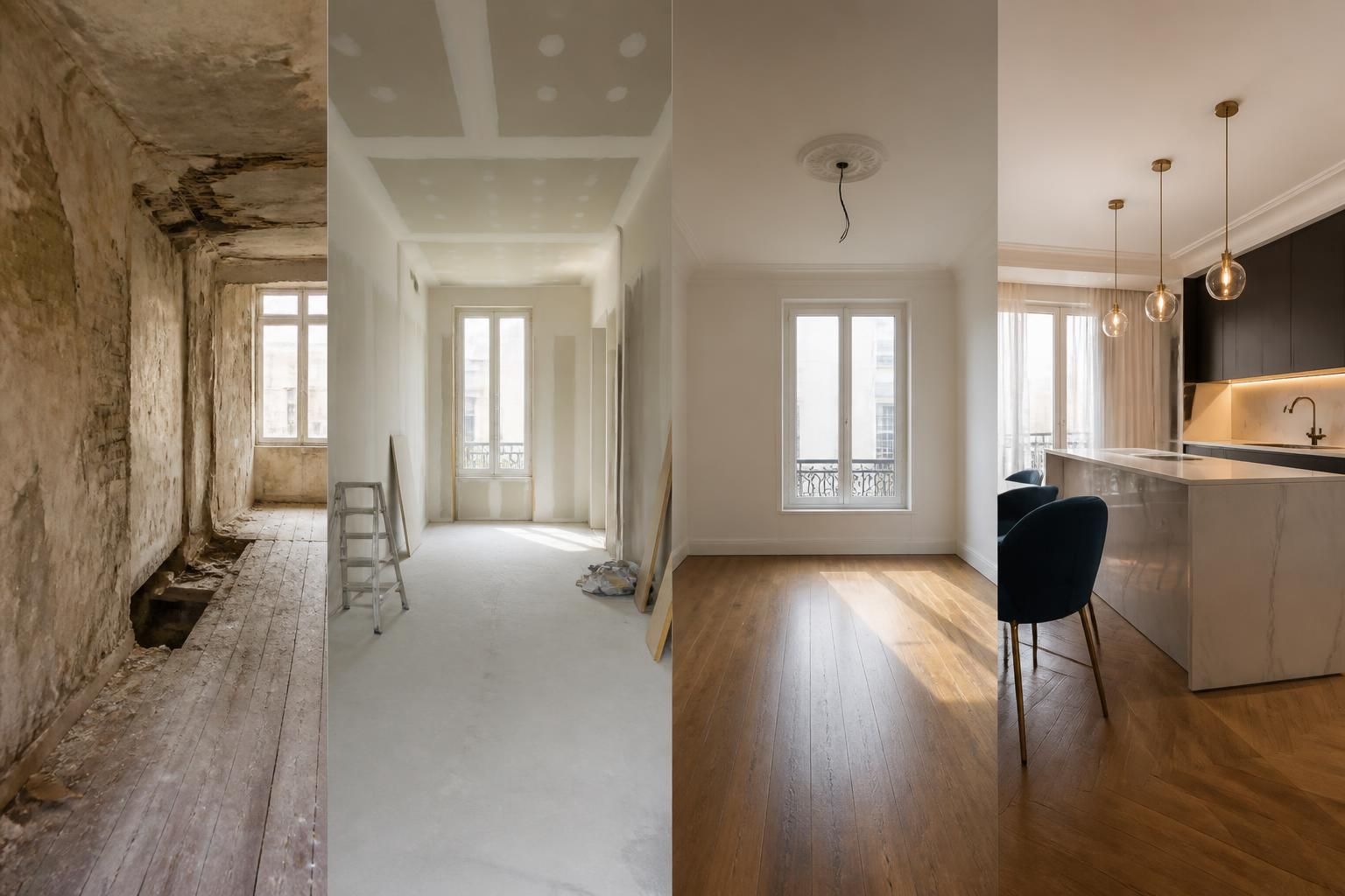 Prix d'une rénovation au m² en 2026 : de 250 € à 4 000 €