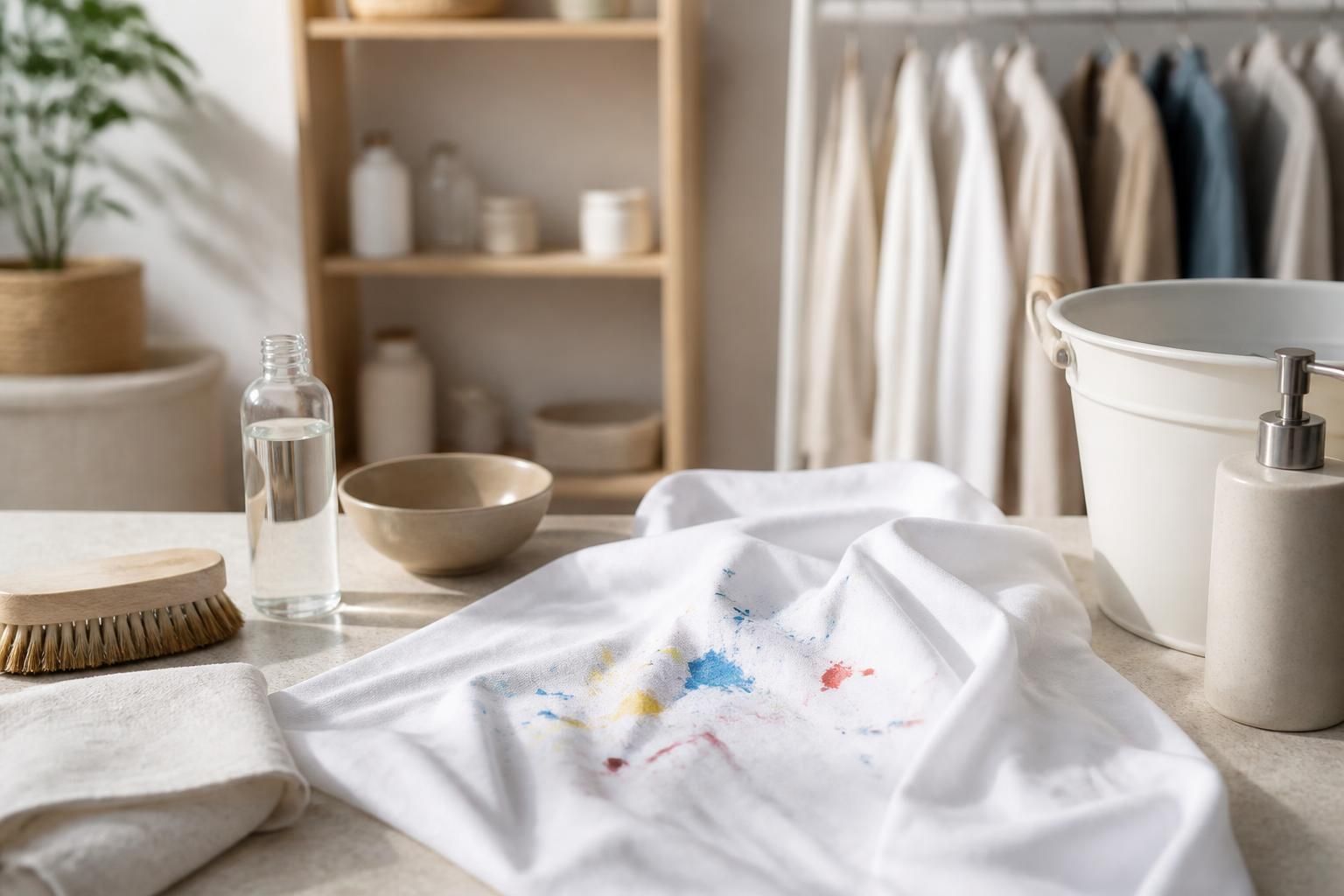 Enlever une tache de peinture sur un vêtement : le guide